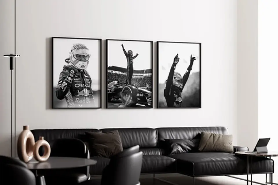 Set Cuadros Red Bull Racing F1 | Colección Fórmula 1 + Marco 1