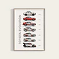 Cuadro Evolución Toyota Motorsport + Marco Negro - Miniatura 2