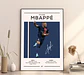 Cuadro Kylian Mbappé París Saint-germain Psg + Marco Negro - Miniatura 1