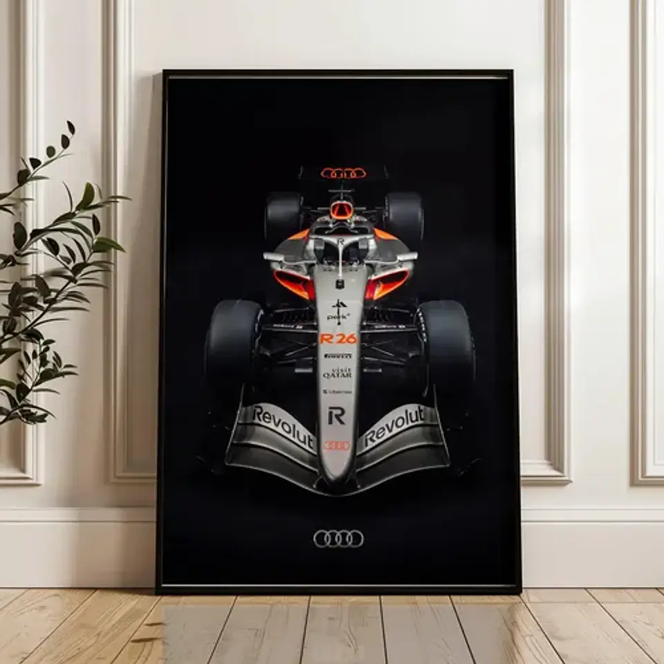 Cuadro Fórmula 1 2026 De Audi Ferrari Mercedes + Marco 1