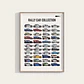 Cuadro Colección De Autos De Rally + Marco - Miniatura 2