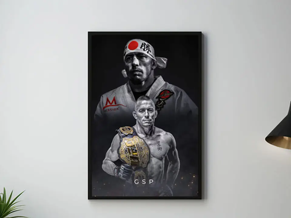 Cuadro Historicos Peleadores Leyendas Ufc Mma Jiu Jitsu 1