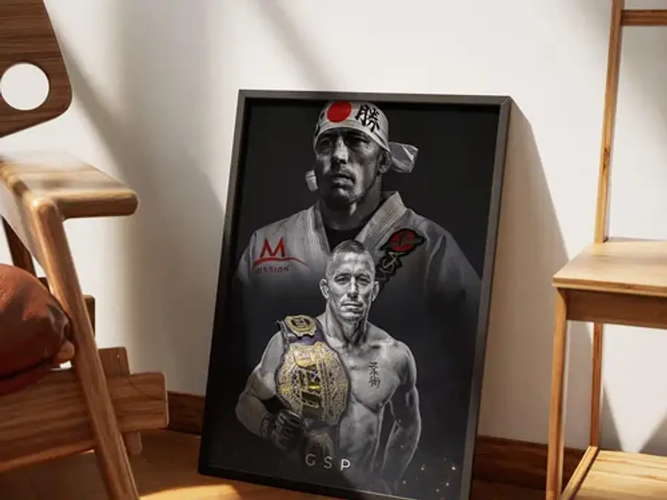 Cuadro Historicos Peleadores Leyendas Ufc Mma Jiu Jitsu 2