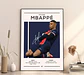 Cuadro Kylian Mbappé París Saint-germain Psg + Marco Negro - Miniatura 1