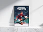 Cuadro Fútbol Francesco Totti Il Capitano As Roma Leyenda - Miniatura 1