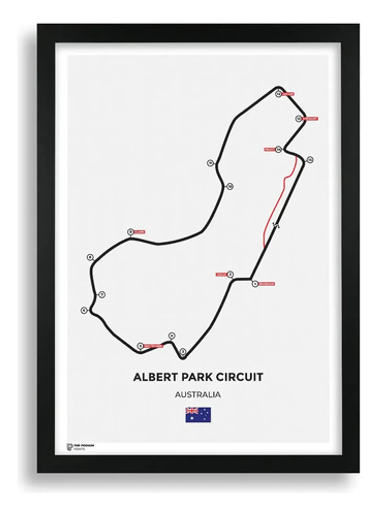 Cuadro Fórmula 1 Circuito Australia Pista Melbourne 2026 F1 1