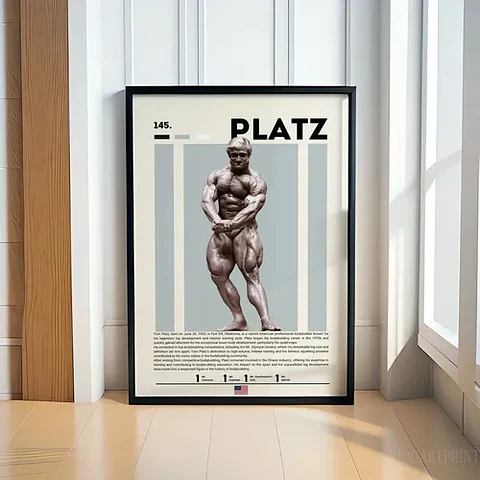Cuadro Culturismo Tom Platz Leyenda Bodybuilding Piernas