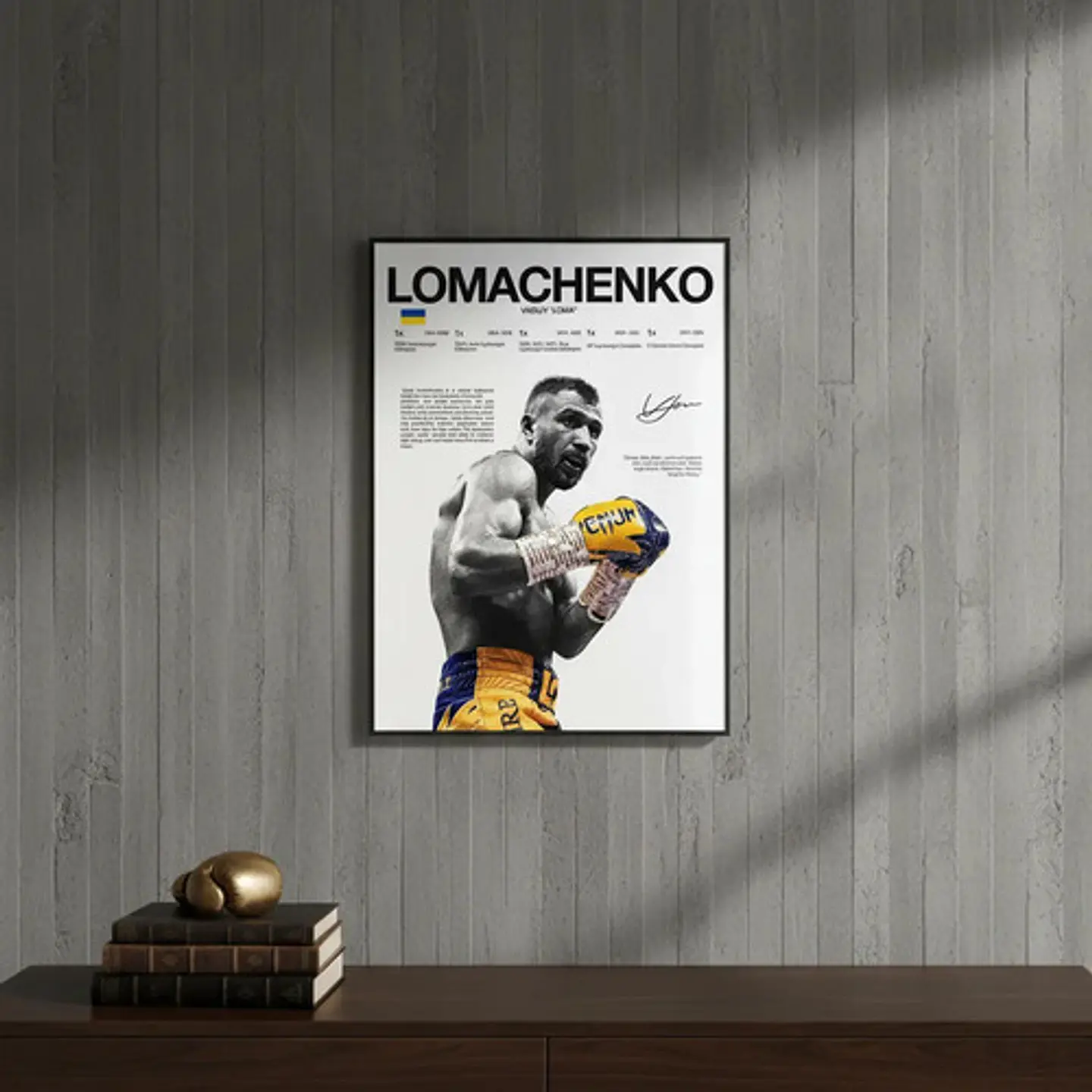 Cuadro Boxeo Vasiliy Lomachenko Loma Campeón Mundial 3