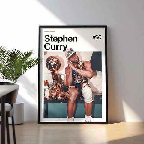 Cuadro Nba Stephen Curry Chef Curry Golden State Warriors
