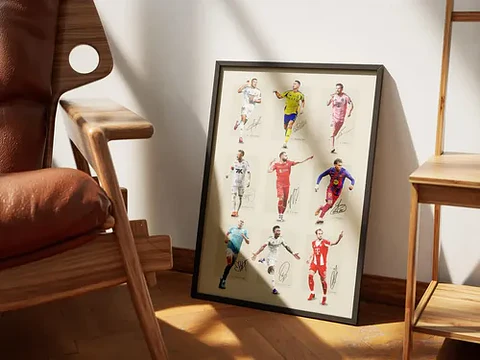 Cuadro Leyendas Del Fútbol: Talento, Historia Y Estrellas
