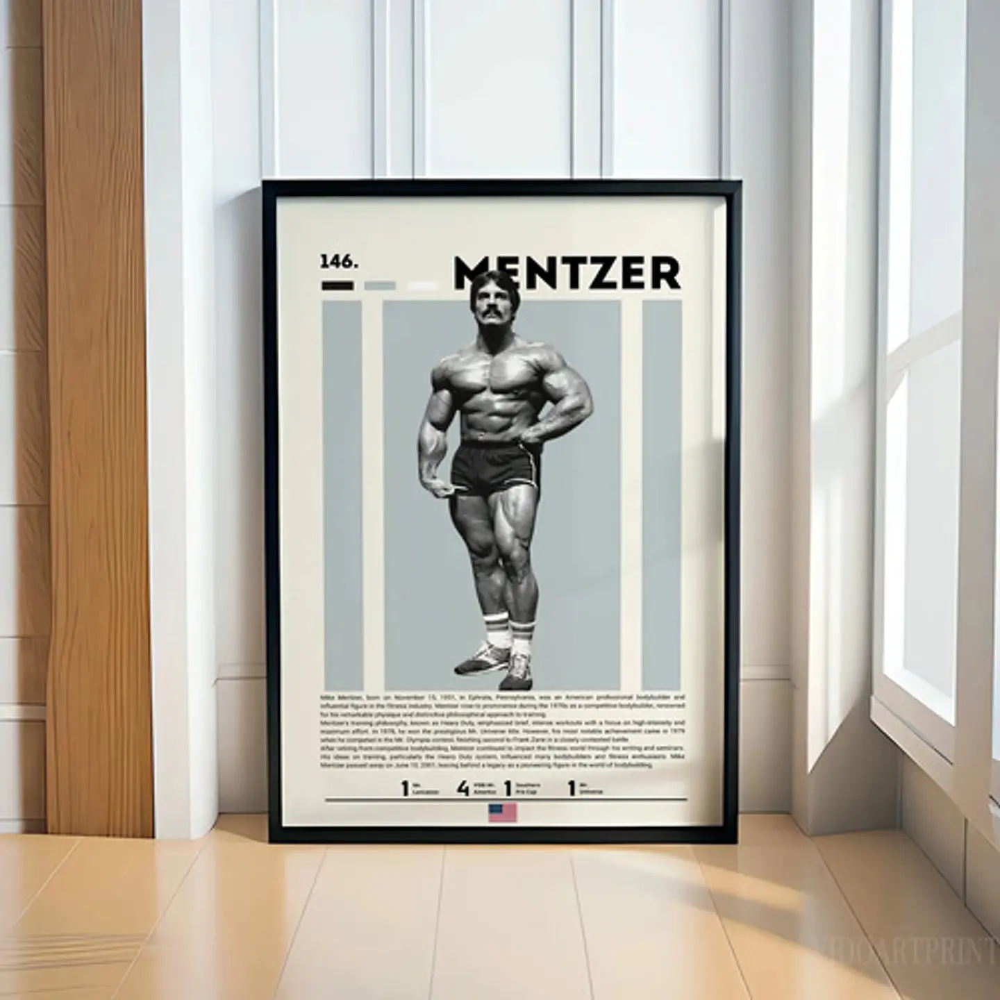 Cuadro Culturismo Mike Mentzer Heavy Duty Leyenda 1