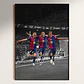 Cuadro Fc Barcelona Tridente | Lewandowski, Raphinha, Yamal - Miniatura 1