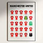 Cuadro Leyendas Del Manchester United | Íconos Red Devils - Miniatura 1