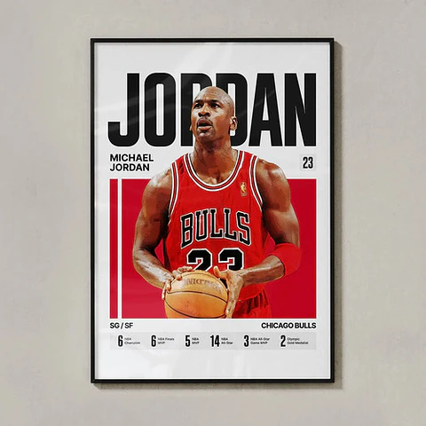 Cuadro Leyendas Chicago Bulls 90s Jordan Pippen Rodman Nba