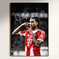 Cuadro Michael Olise Bayern Munich Firmado| Edición Especial - Miniatura 1