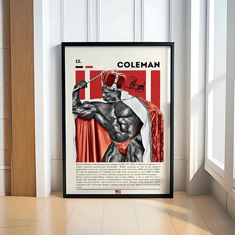 Cuadro Culturismo Ronnie Coleman Mr Olympia Leyenda Fitness