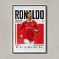 2 Cuadros De Cristiano Ronaldo Cr7 Leyenda Del Fútbol Marco - Miniatura 1
