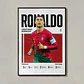 2 Cuadros De Cristiano Ronaldo Cr7 Leyenda Del Fútbol Marco - Miniatura 1