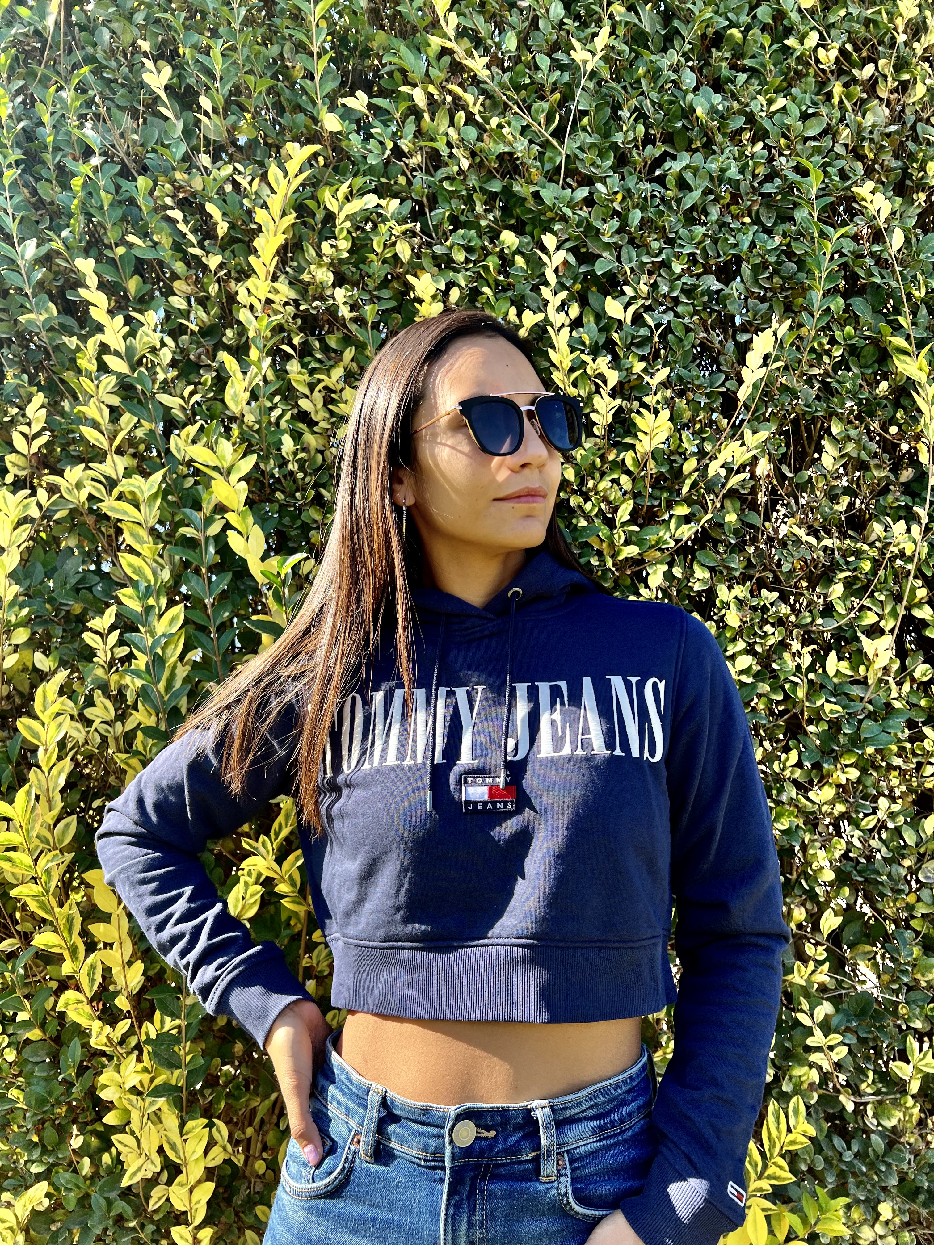 Tommy Hilfig Poleron Tommy Amarillo Sweater Relaxed Logo Monogram