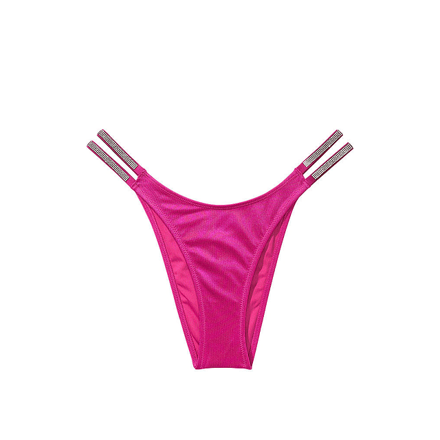 Double Shine Strap Bikini Bottom