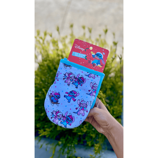 Guante de Cocina Stitch Navidad