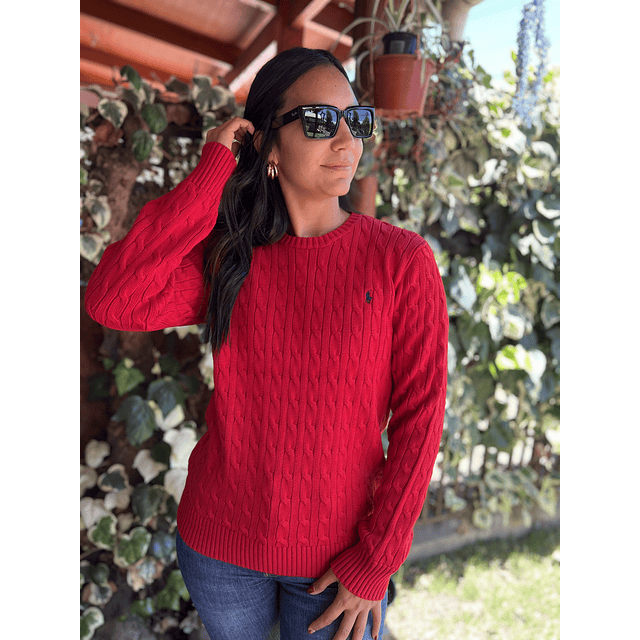 Sweater Polo Ralph Lauren Cotton Red