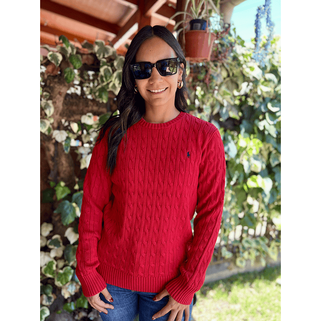 Sweater Polo Ralph Lauren Cotton Red