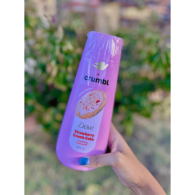 Gel de Ducha Strawverry Crumb Cake Dove x Crumbl