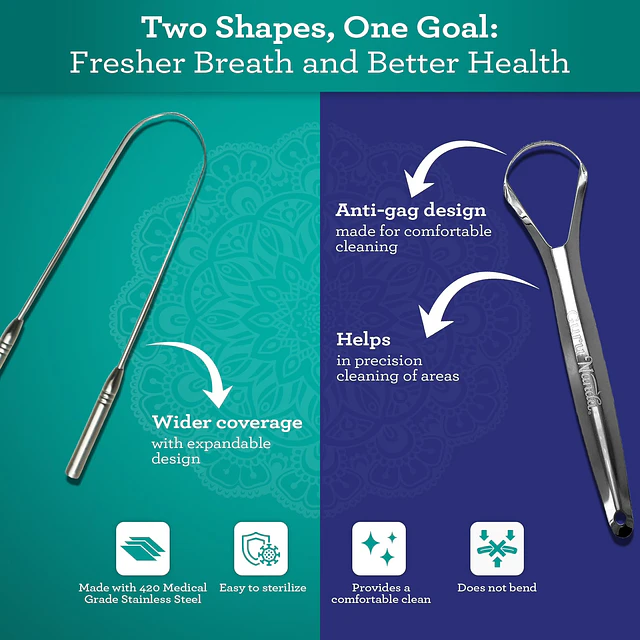 Set Guru Nanda Tongue Scrapers