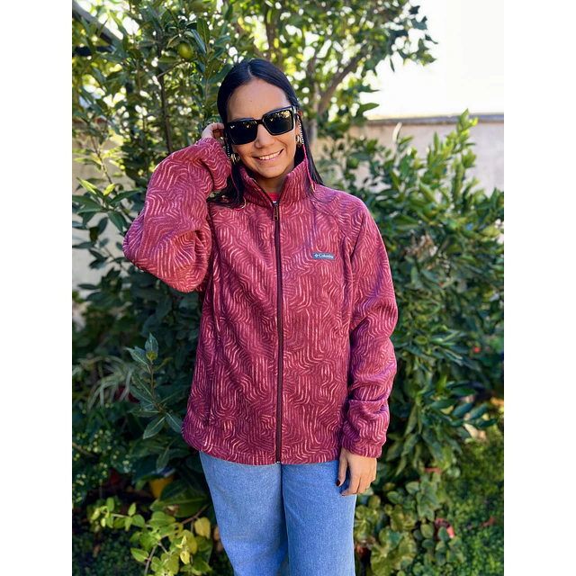 Polar Benton Springs Full Zip Columbia Rich Wine Flowfalls