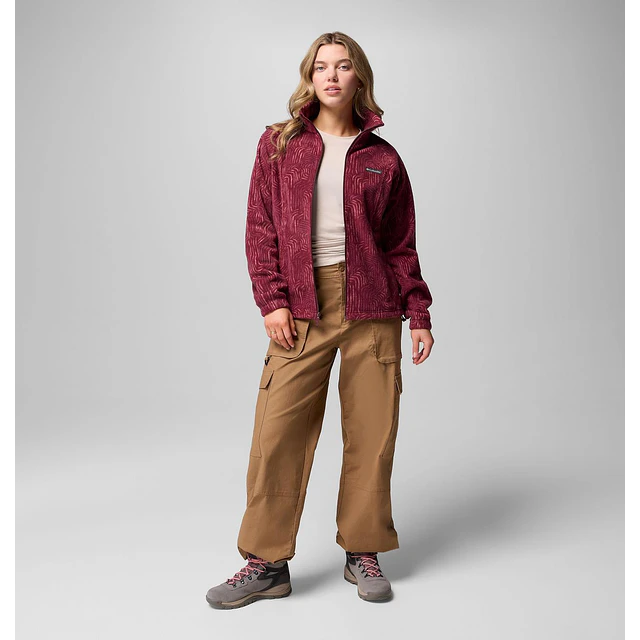 Polar Benton Springs Full Zip Columbia Rich Wine Flowfalls