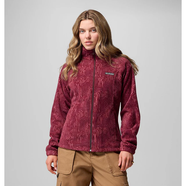 Polar Benton Springs Full Zip Columbia Rich Wine Flowfalls