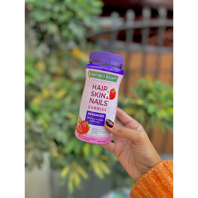 Hair, Skin, And Nails Vitamin Gomitas Biotina  90U