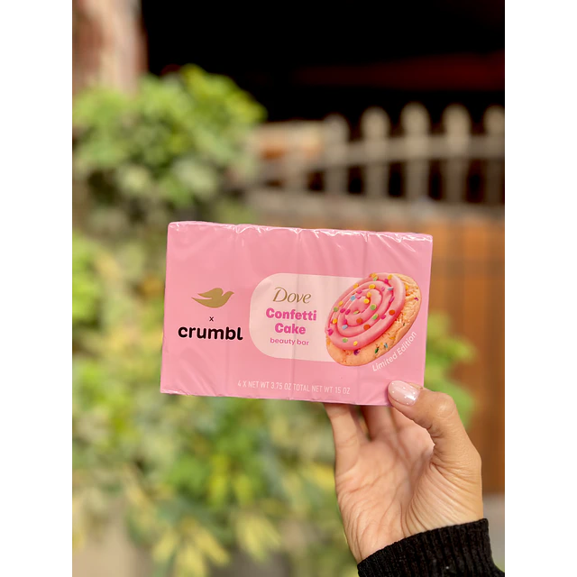 Jabón de Manos en Barra Confetti Cake Dove x Crumbl
