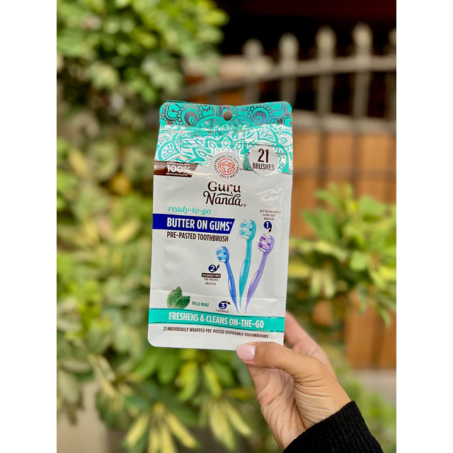 Guru Nanda Butter on Gums