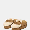 Steve Madden Mellow Faux Fur Cognac Suede