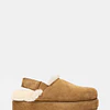 Steve Madden Mellow Faux Fur Cognac Suede