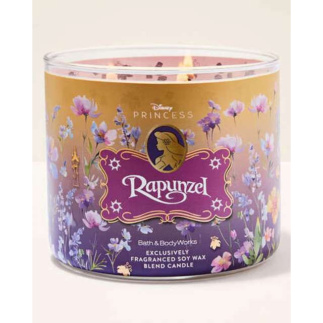 Vela 3 Mechas Rapunzel