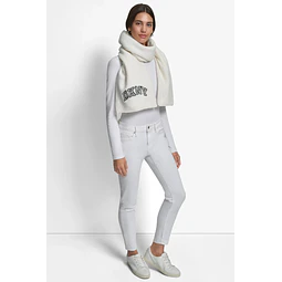 Bufanda Chiporro DKNY Marfil