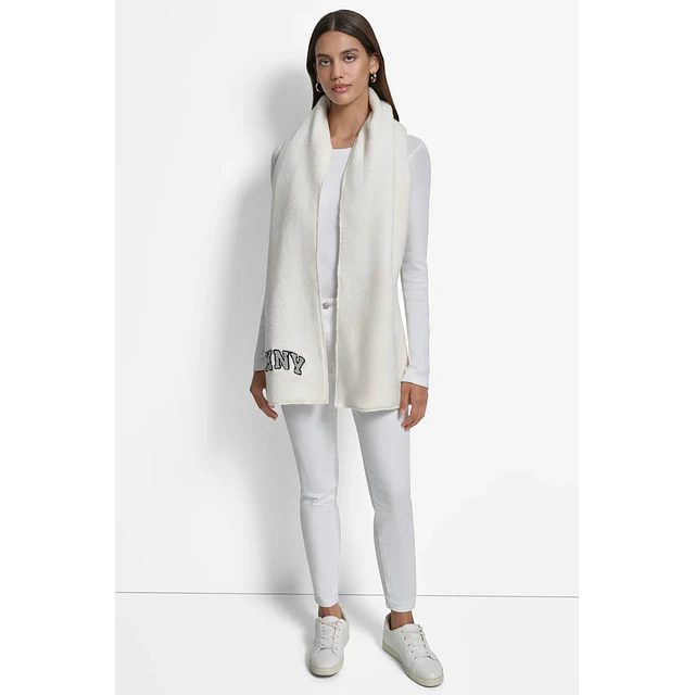 Bufanda Chiporro DKNY Marfil
