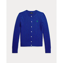 Mini-Cable Cotton Cardigan