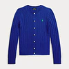 Sweater Mini-Cable Cotton Cardigan