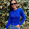 Sweater Mini-Cable Cotton Cardigan