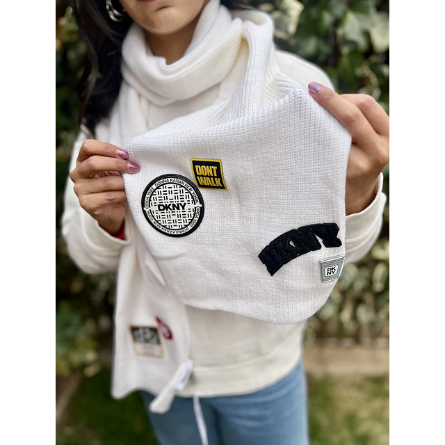 Bufanda Blanca DKNY