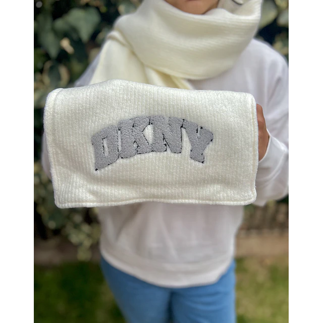 Bufanda Chiporro DKNY Marfil