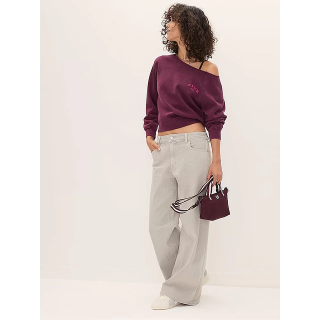  Mini Crossbody Tote Bag Pink Purple Rose