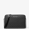 Crossbody Michael Kors  Jet Set Black Monogram
