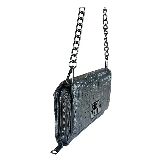 Crossbody Blaurie Mixed Logo Black Steve Madden