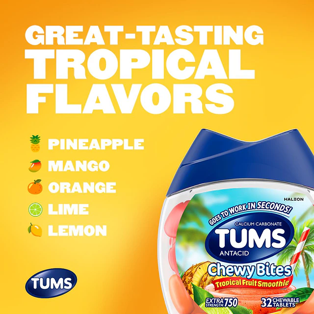 Antiácidos Tums Chewy Bites 