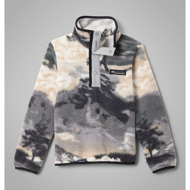 Polar Helvetia Half Snap Boy Shark Dreaming, Columbia Grey
